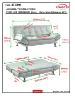 Preview for 3 page of Coaster FINE FURNITURE 300291 Assembly Instructions