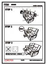 Preview for 3 page of Coaster FINE FURNITURE 650355 Assembly Instruction