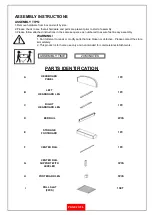 Preview for 2 page of Coaster FINE FURNITURE Assembly Instructions Manual