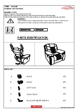 Preview for 2 page of Coaster Flamenco 610206P Assembly Instructions