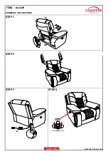 Preview for 3 page of Coaster Flamenco 610206P Assembly Instructions