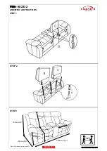 Preview for 3 page of Coaster Glider Motion 602332 Assembly Instructions