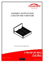 Preview for 1 page of Coaster Gregory 316020F Assembly Instructions Manual