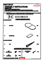 Preview for 2 page of Coaster Heather 115141 Assembly Instructions