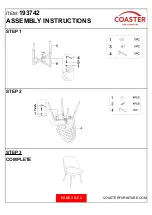 Preview for 3 page of Coaster Heather 193742 Assembly Instructions