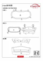 Preview for 3 page of Coaster Kamilah 511151 Assembly Instructions