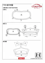 Preview for 3 page of Coaster Kamilah 511152 Assembly Instructions