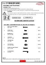 Preview for 3 page of Coaster Kingston 315962 Assembly Instructions Manual