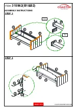 Preview for 5 page of Coaster Kingston 315962 Assembly Instructions Manual