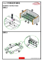 Preview for 6 page of Coaster Kingston 315962 Assembly Instructions Manual