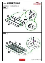 Preview for 7 page of Coaster Kingston 315962 Assembly Instructions Manual