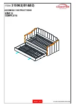 Preview for 8 page of Coaster Kingston 315962 Assembly Instructions Manual