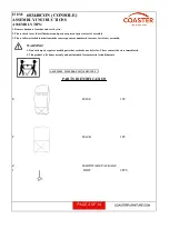 Предварительный просмотр 4 страницы Coaster LAF POWER2 603440LRPP Assembly Instructions Manual