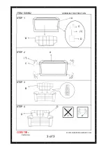 Preview for 3 page of Coaster LOVESEAT 506582 Assembly Instruction