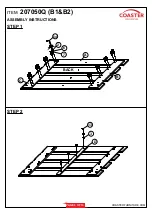 Предварительный просмотр 4 страницы Coaster Marion 207050Q B1 Assembly Instructions Manual