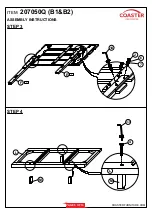 Предварительный просмотр 5 страницы Coaster Marion 207050Q B1 Assembly Instructions Manual