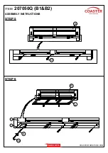 Предварительный просмотр 6 страницы Coaster Marion 207050Q B1 Assembly Instructions Manual