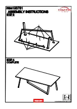 Preview for 4 page of Coaster Mayer 193781 Assembly Instructions