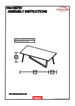 Preview for 5 page of Coaster Mayer 193781 Assembly Instructions