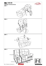 Preview for 3 page of Coaster Motion Loveseat 650355 Assembly Instructions