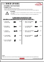 Preview for 3 page of Coaster Sadie 300638 Assembly Instructions Manual