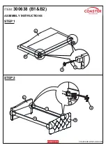 Preview for 4 page of Coaster Sadie 300638 Assembly Instructions Manual