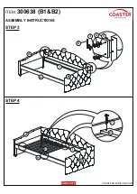 Preview for 5 page of Coaster Sadie 300638 Assembly Instructions Manual