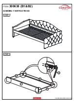 Preview for 6 page of Coaster Sadie 300638 Assembly Instructions Manual