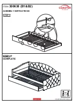 Preview for 8 page of Coaster Sadie 300638 Assembly Instructions Manual