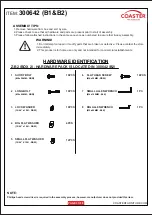 Preview for 3 page of Coaster Scarlett 300642 Assembly Instructions Manual