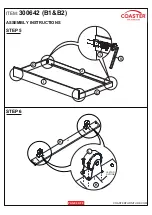 Preview for 6 page of Coaster Scarlett 300642 Assembly Instructions Manual