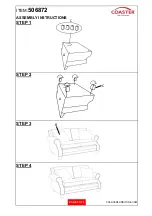 Preview for 3 page of Coaster Sheldon 506872 Assembly Instructions