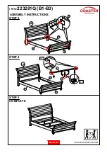 Preview for 5 page of Coaster Stillwood 223281Q Assembly Instructions Manual