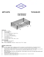 Coaster TETON 4875 Quick Start Manual preview