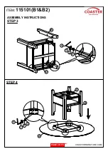 Preview for 4 page of Coaster Twyla 115101 Assembly Instructions Manual