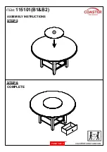 Preview for 5 page of Coaster Twyla 115101 Assembly Instructions Manual