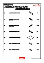 Preview for 4 page of Coaster VANITY 931143 Assembly Instructions Manual