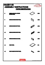 Preview for 5 page of Coaster VANITY 931143 Assembly Instructions Manual