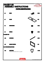 Preview for 6 page of Coaster VANITY 931143 Assembly Instructions Manual