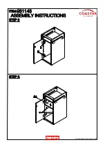 Preview for 10 page of Coaster VANITY 931143 Assembly Instructions Manual