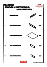 Предварительный просмотр 4 страницы Coaster VANITY 935923 Assembly Instructions Manual