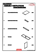 Предварительный просмотр 5 страницы Coaster VANITY 935923 Assembly Instructions Manual