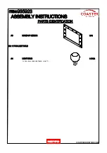 Предварительный просмотр 7 страницы Coaster VANITY 935923 Assembly Instructions Manual