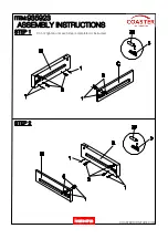 Предварительный просмотр 9 страницы Coaster VANITY 935923 Assembly Instructions Manual