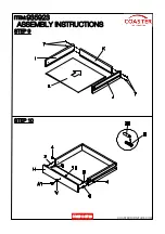 Предварительный просмотр 14 страницы Coaster VANITY 935923 Assembly Instructions Manual