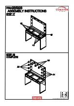 Предварительный просмотр 19 страницы Coaster VANITY 935923 Assembly Instructions Manual