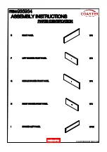 Preview for 3 page of Coaster VANITY 935934 Assembly Instructions Manual