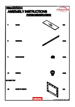 Preview for 6 page of Coaster VANITY 935934 Assembly Instructions Manual