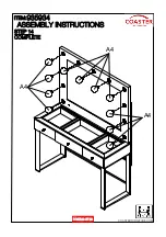 Preview for 22 page of Coaster VANITY 935934 Assembly Instructions Manual