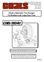 Coats CHD-9041 Operating And Maintenance Instructions Manual preview